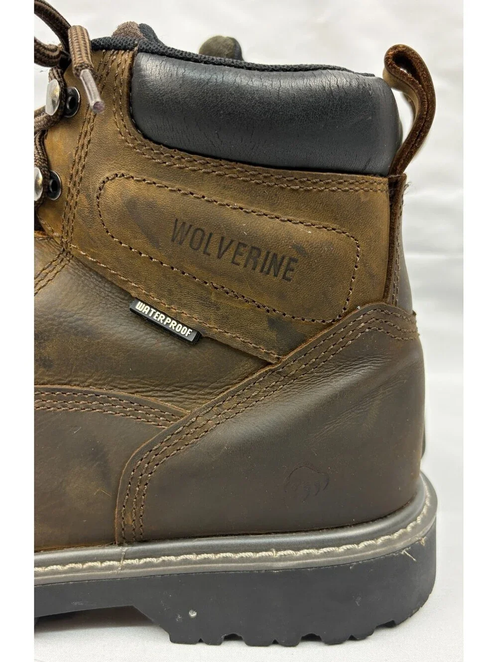 Wolverine Men's Size 10.5M US Waterproof Slip-Resistant Steel-Toe Work Boots